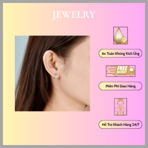Bông tai đơn giản ngày hè