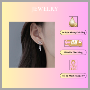 Bông tai bạc ta bản nhỏ