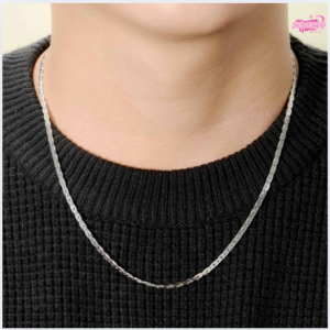 Dây chuyền bạc nam sợi mảnh