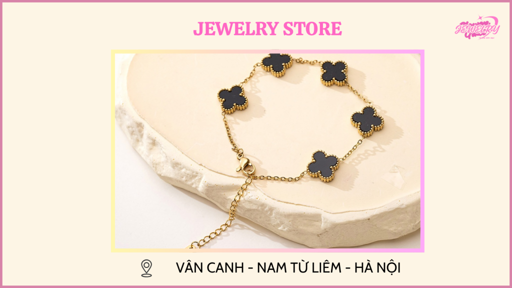 vòng tay cỏ 4 lá