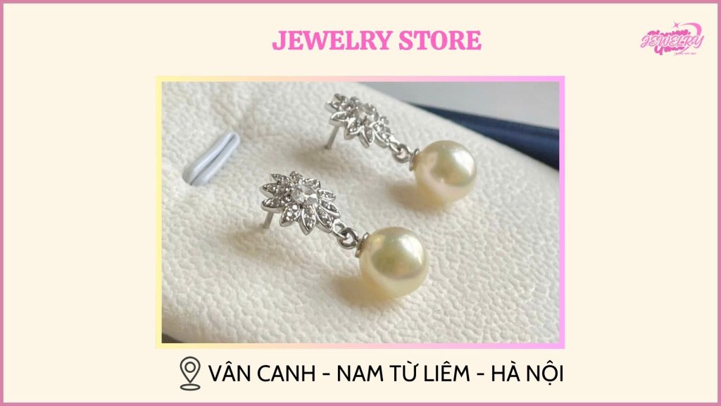 Các kiểu bông tai ngọc trai