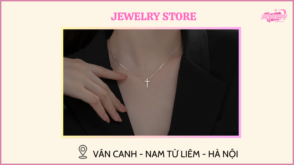 mặt dây chuyền bạc nữ mini