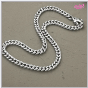 Dây chuyền bạc nam sợi to dạng xoắn