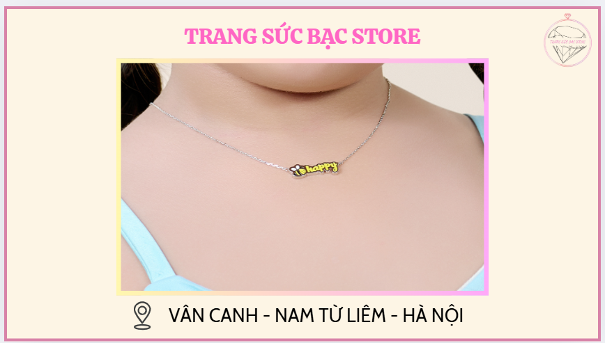 Dây chuyền bạc cho trẻ sơ sinh
