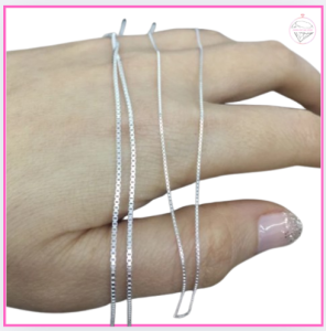 Dây chuyền bạc nam sợi mảnh cá tính