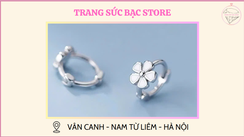 Trẻ sơ sinh nên đeo bông tai vàng hay bạc