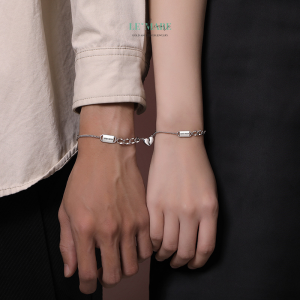 lắc tay đôi bằng bạc