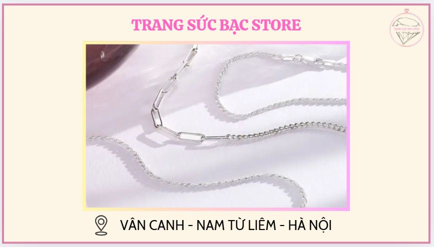 Dây chuyền bạc giá bao nhiêu cho giới trẻ