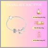 Vòng charm rainbow series vòng tay quyến rũ của phụ nữ.
