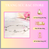 Lắc chân bạc thời trang hình Ngôi Sao Tinh Tế