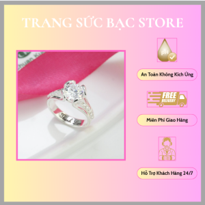 Nhẫn bạc nam cá tính phong cách mới Ryland